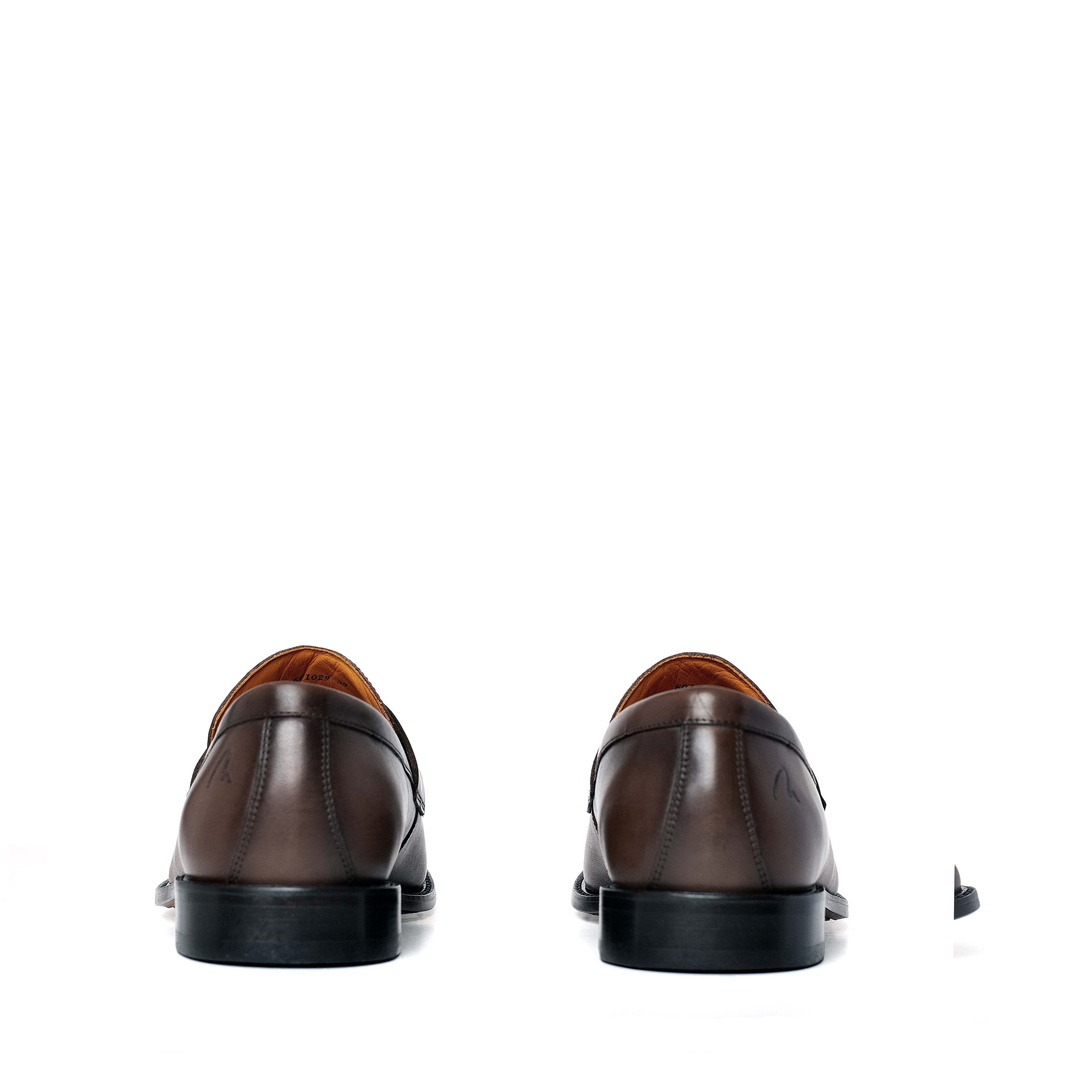 Mocassim Masculino Penny Loafer Derek Tabaco – loja Hackamore